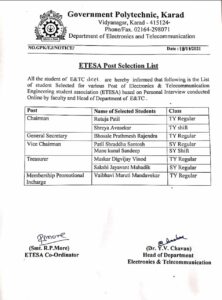ETSA Committee Members 21-22
